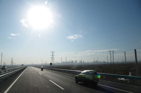 driving across China